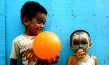 Cambodian children - photo by J. Rowley