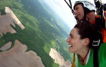 Veronica Henson skydiving