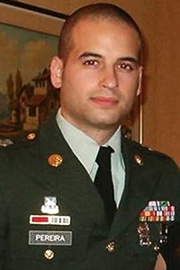 Pereira during his military service.
