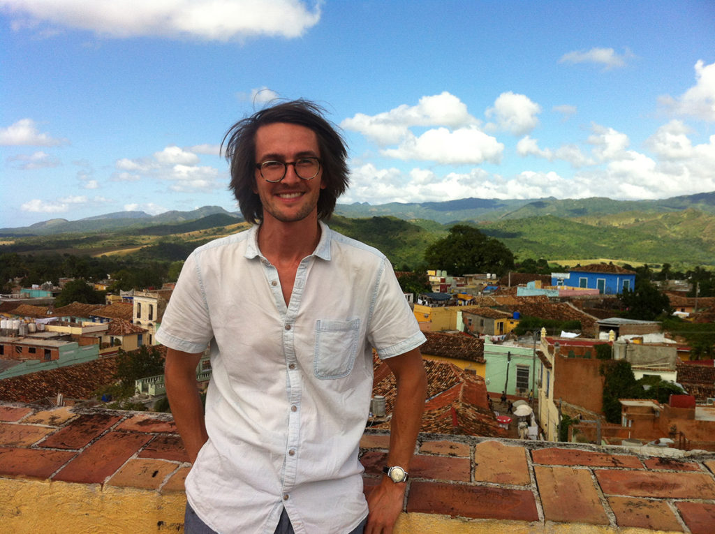 Sotelo Eastman, pictured here in Trinidad, Cuba, will continue his research on the Cuban black press at Dartmouth College as a postdoctoral member of the Society of Fellows, a highly selective fellowship.